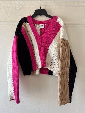 H&M Studio Crochet Summer Sweater